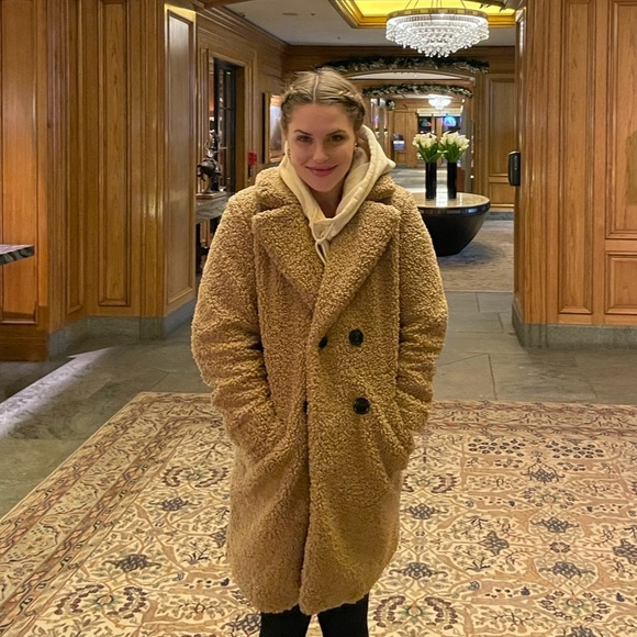 Zara Jackets & Blazers - Camel Zara Teddy Coat
